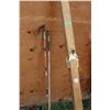 Image 3 : Set of 1940's Skis with 2 Poles Length of Ski 89"