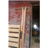 Image 2 : Set of 1940's Skis with 2 Poles Length of Ski 83"
