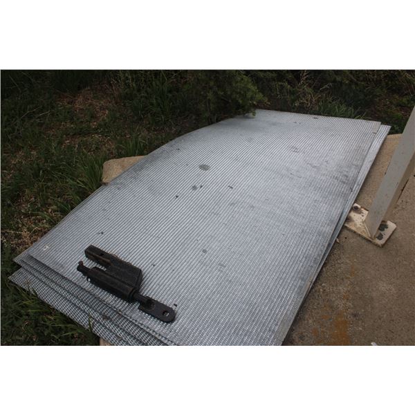 8 Grain bin aeration screens