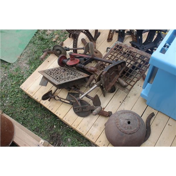 Lot of Scrap Iron Grates Misc