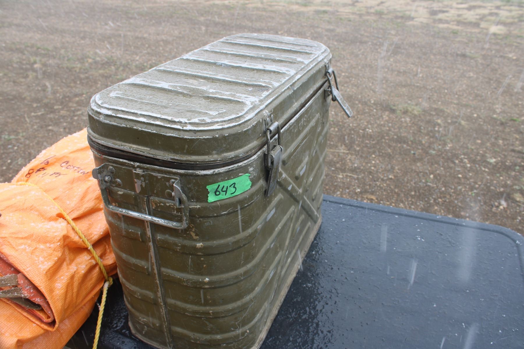 Military Survival Kit with Food Canisters Inside