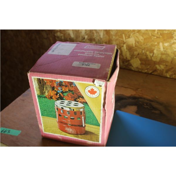 Model 518E Coleman Catalytic Heater in Box