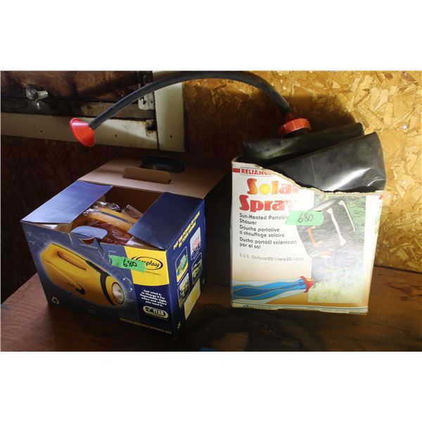 Solar Spray Shower Self Powering Flashlight