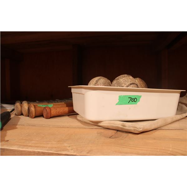 Baseball Bats Hockey Sticks Sports Related Items