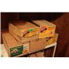 Image 1 : Lot of 10 Orange Boxes Wooden Boxes