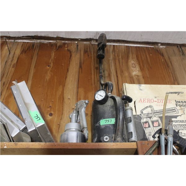 Insect Fogger Vintage Blow Torch Spray and Vents