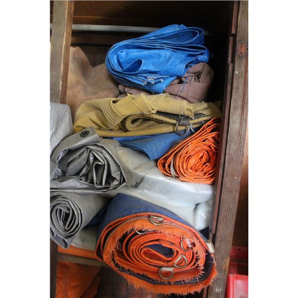 7 Tarps Some are Canvas