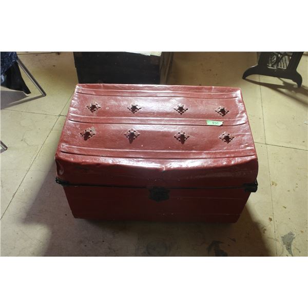 Red Metal Trunk