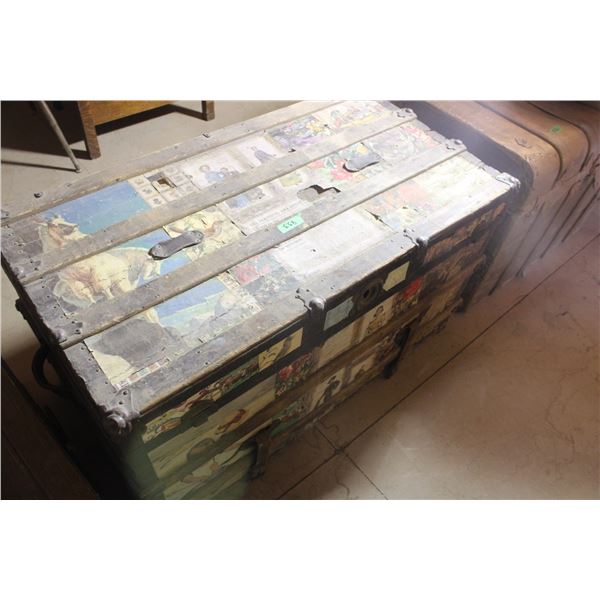 Vintage Shipping Trunk