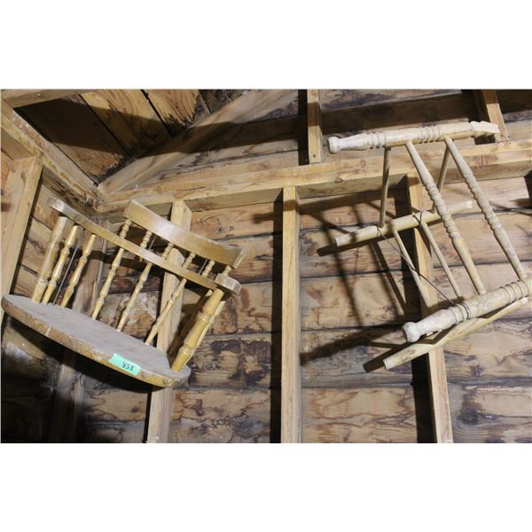 2 Parts Chairs and 1 Complete Chair