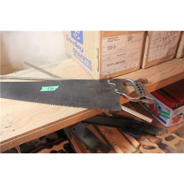 Vintage Handsaw 34" Long