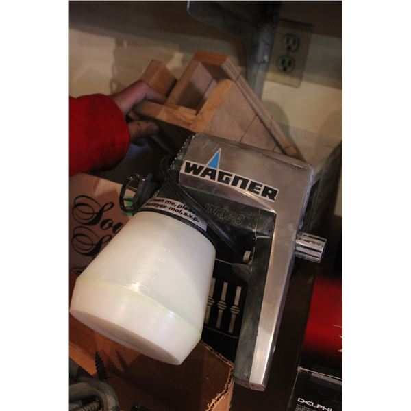 Paint Sprayer and 2 Mitre Boxes