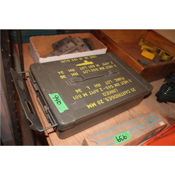 Military Box 25 Cartridge