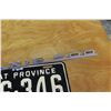 Image 2 : Vehicle Emblem, 1952 Sask Licence Plate
