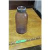 Image 1 : Purple Vintage Crown Mason Jar (Has Stains) Imperial HG