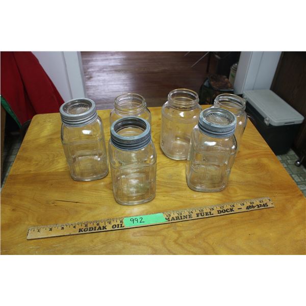 Vintage Coffee Jars (3 Are Nabob) Quarts