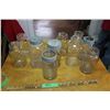 Image 1 : Lot of Vintage Clear Mason Jars
