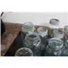Image 5 : 15 Vintage Mason Jars Some Are Blue or Colored