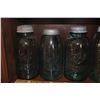 Image 2 : 5 Vintage Ball Mason Jar (4 Are Blue)
