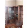 Image 1 : 2 Shelving Units 2 Corner Cabinets 70" Tall