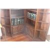 Image 5 : 2 Shelving Units 2 Corner Cabinets 70" Tall