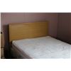 Image 3 : Head Board Foot Board Box Spring Mattress (Single) and Dresser and Makeup Stand