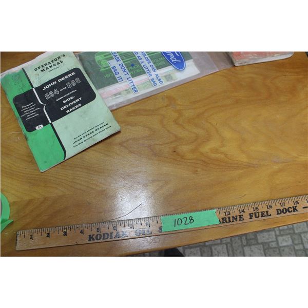 1973 Ford Truck Manual (2) John Deer (1) Case Manual