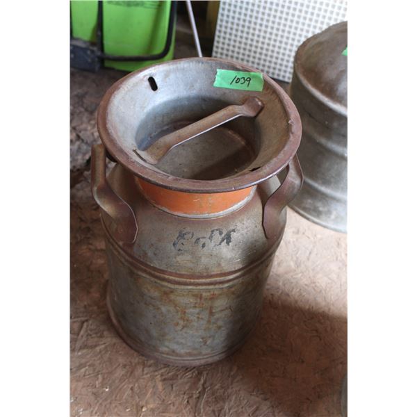 3 Gallon? Cream Can Stands 15" High