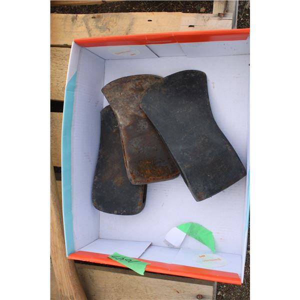 3 Axe Heads (No Stamps)