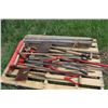Image 1 : Garden Related Items Wooden Stakes Shovels
