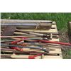 Image 4 : Garden Related Items Wooden Stakes Shovels