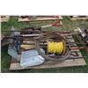 Image 1 : Pallet of Wire Rope Shovels Garden Related