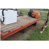 Image 3 : Flat Deck Trailer From Old Truck Box (No Tires) 8 ft x 12 ft
