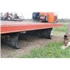 Image 4 : Flat Deck Trailer From Old Truck Box (No Tires) 8 ft x 12 ft