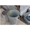 Image 2 : 2 Galvanized Pails with Misc Pails