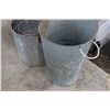 Image 4 : 2 Galvanized Pails with Misc Pails