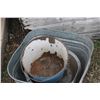 Image 2 : Galvanized Tub with Galvanized Pail and Misc