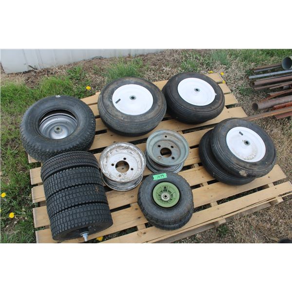 (2X THE MONEY) Pallet of Wheels on Rims