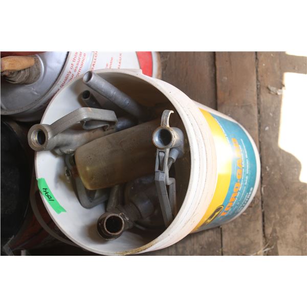 Pail of Gas Nozzles