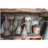Image 1 : Vintage Gas Cans and Funnels