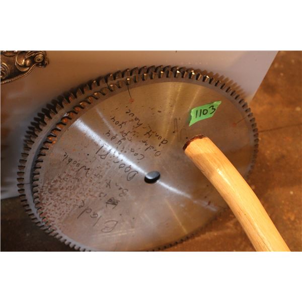 (2) 13 3/4" Saw Blades