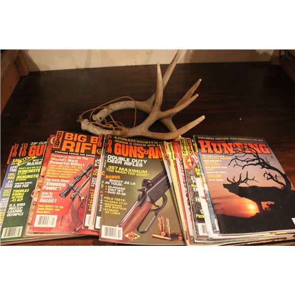 1980's Guns and Ammo and 1980's Hunting Magazines and Misc