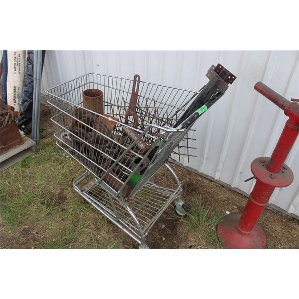 Shopping Cart Full of Scrap Iron