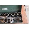 Image 2 : Vintage 3/4" Driver Socket Set with Ratchet (SK Brand)