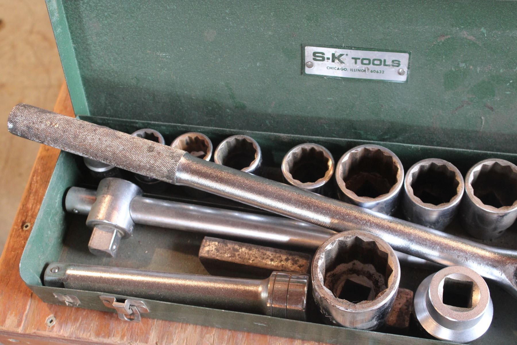 Vintage 3/4" Driver Socket Set with Ratchet (SK Brand) Bodnarus