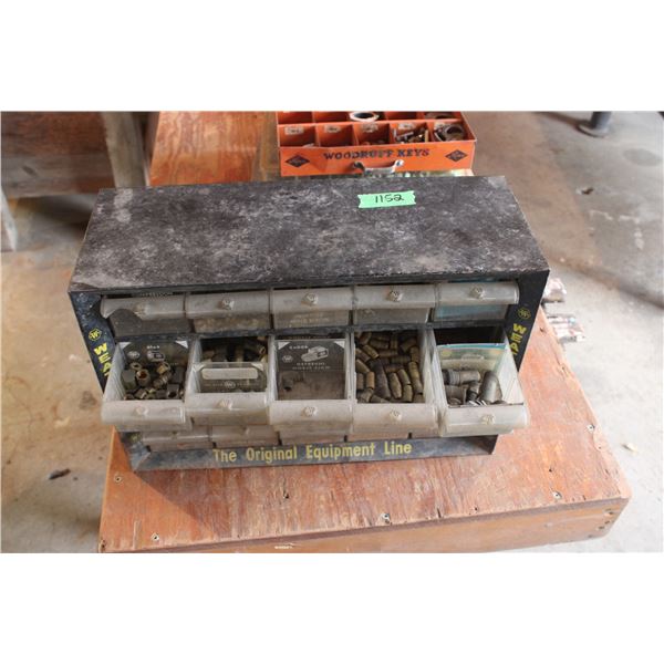 Organizer with Brass Fittings Weatherhead Cabinet