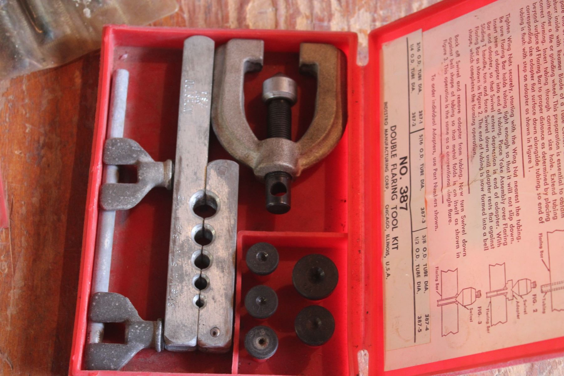 Precision Tools Square Allen Key Type Tools Double Flaring Tool Kit