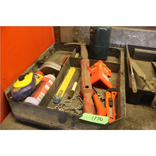 Nail Puller Propane Tank Chalk Line Misc Items
