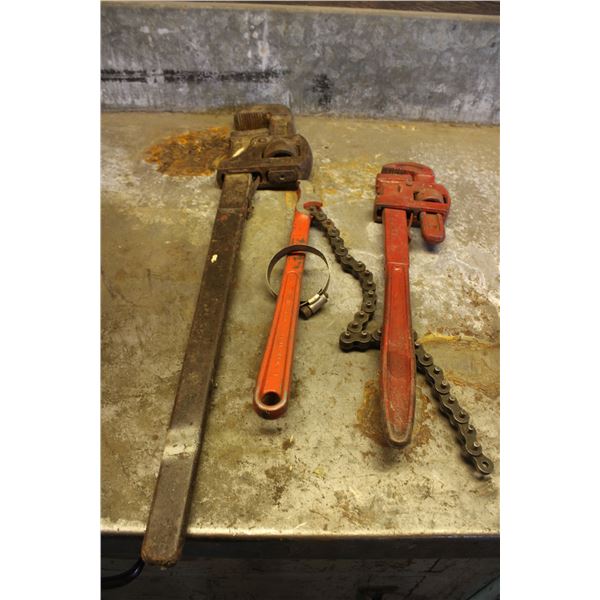 3 Pipe Wrenches