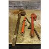 Image 1 : 3 Pipe Wrenches